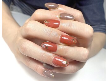 バイオアシス 麻布十番(by Oasis)/オトナ秋カラーネイル