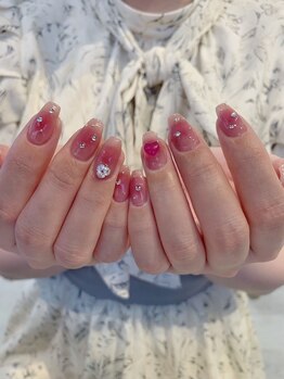 ネイルアート エクリ(Nail Art:Ecrit)/チークネイル