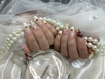 アンジュ(Ange)/【Miyu】バレンタイン手紙ネイル