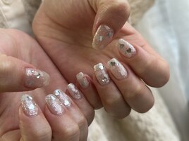 ハートホロネイル