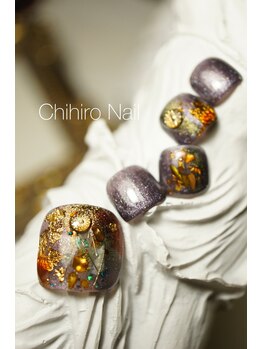 チヒロネイル/ニュアンスフットネイル