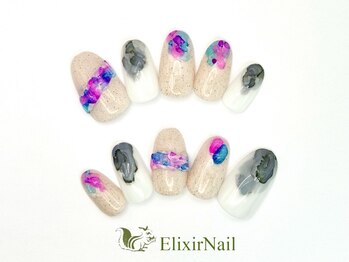 エリクサーネイル 五反田(Elixir Nail)/定額b カジュアル/クーポン使用