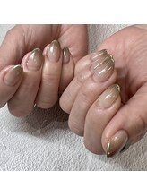 シリウスネイル バイ アート(SIRIUS Nail by .ART)/カラグラ×ミラーフレンチ