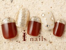 アイネイルズ 町田店(I nails)/シンプルラメビジュー8980円