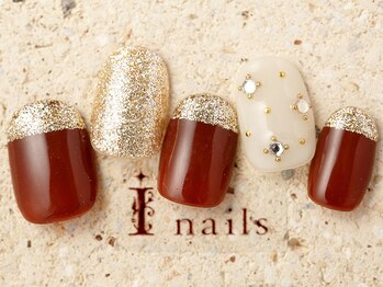 アイネイルズ 町田店(I nails)/シンプルラメビジュー8980円
