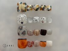 アンネ 梅田 ALLYS店(ANNE)/foot art design6月☆パラジェル