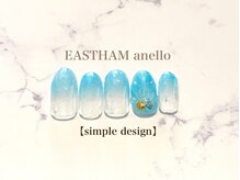 イーストハムアネーロネイル(EAST HAM anello nail)/〈定額〉シンプルデザイン