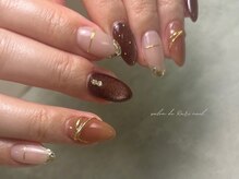 サロンドルリネイル(salon de Ruri nail)/■¥12000 秋リングネイル