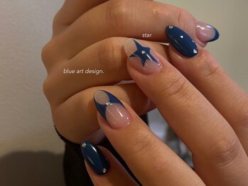 ファミーユネイル(Fameu nail)/blue art design.
