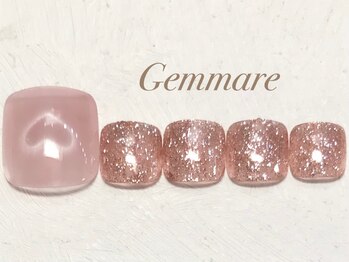 ジェンマーレ 青葉台店(Gemmare)/ハートマグネットフットネイル