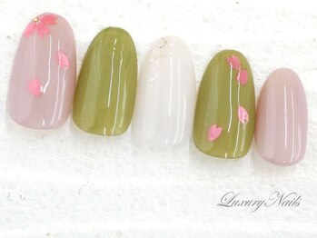ラグジュアリーネイルズ アカバネ(Luxury Nails Akabane)/春カラー*桜Nail