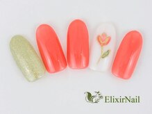 エリクサーネイル 五反田(Elixir Nail)/定額a シンプル／クーポン使用