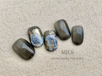 ミルズ オモテサンドウ(MILS omotesando)/インクアートネイル