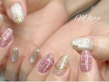 エムフローレ(M flore)/チェックネイル