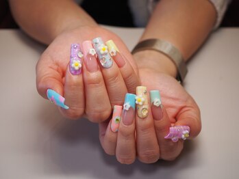 ネイルスタジオ401 八千代店(NAILSTUDIO401)/ソフトジェルチップフルデザイン