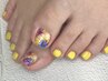 【FOOT】シンプル親指アート２本
