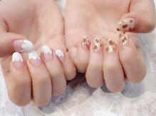 ラルネイル 大宮(Lull. nail)/＃アニマル柄＃アシメ
