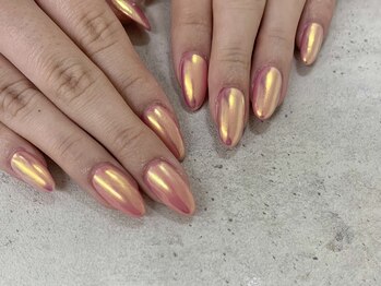 ネイルサロン ドゥ(Nail Salon Doux)/（平田）ミラーネイル