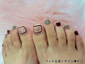 はあとねいる 高松瓦町店/フット定番デザイン072◆4,400円