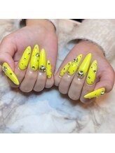 サロン ウネルマ 小郡店(salon UNELMA)/スカルプストーンパーツ付け放題