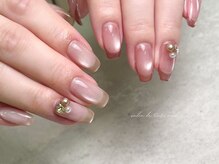 サロンドルリネイル(salon de Ruri nail)/■¥14500 マグネットフレンチ