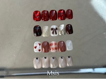 エムシス 阪急伊丹店(Msis)の写真/オシャレなサンプルデザインを豊富にご用意♪《丁寧な接客》で貴女に合ったデザイン・コースをご提案！