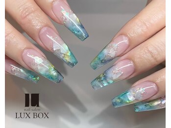 ラグボックス 心斎橋本店(LUX BOX)/デザスカ)輝くシャイニーネイル