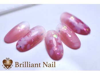 ブリリアント/うるうる桜ネイル♪