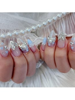 リンドネイル バイ モカ アンド ララ(Lind nail by moca and LaLa)/チェックネイル