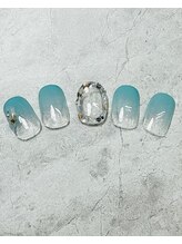 ブリスルーム(Bliss Room)/涼し気夏ネイル