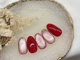 ガラスマグ  フレンチ  ドット