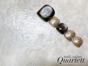 【ブラウン×ラメ×ミラー】