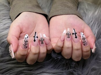 ラッキーネイル(lucky nail)/自爪手描きアート