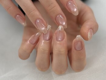 リノ(rino)の写真/ニュアンス/オフィスネイルが得意◇種類豊富なサンプルに持ち込みデザインもOK◎