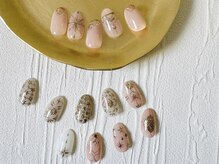 アムネイル 上野御徒町(amu nail)の雰囲気（手書きジュエリーネイル）