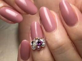 大人ピンクネイル☆¥8,800