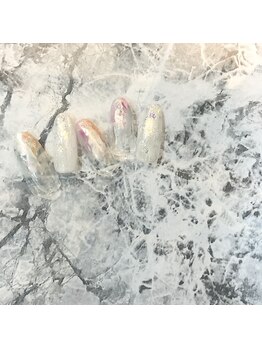 グラマラス アンジェアイ 荻窪店(glamourous ange eye)/もやもやネイル