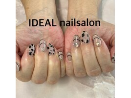 モノクロアニマルネイル