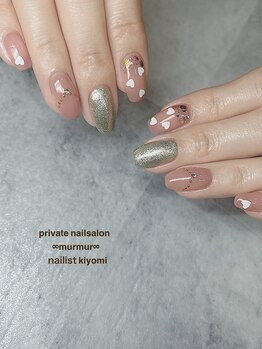 プライベート ネイルサロン マーマ(murmur)/ハートホロネイル