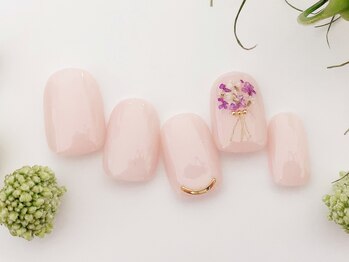 スタンダード アイネイル/ドライフラワーネイル￥10450