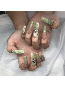 グラシアスドット(Gracias.)/マーブル/ワンカラー/クロム