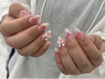 オル(olu')の写真/当店一番人気のつけ放題メニュー★商材にもこだわり◎enoi取り扱いだからパーツを引き立てるカラーも♪