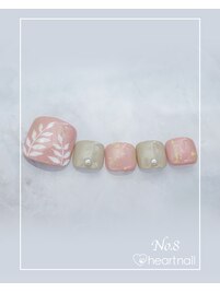 カラー2色、葉っぱ、ホイル