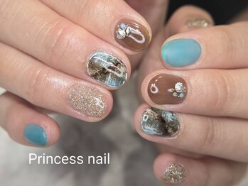 プリンセスネイル(Princess nail)/ターコイズヴィンテージ10100