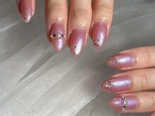 ネイルモア 藤が丘店(nail mor.)/パールワンカラー