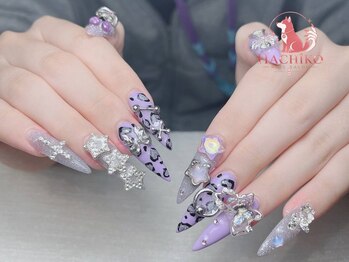 ハチコウネイルサロン 渋谷(Hachiko Nail Salon)の写真/大人気のつけ放題コースご用意◎パーツ1500種以上と豊富◎最新トレンドのパーツデザインもお任せあれ♪