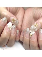 トータルサロン 白べぇーっ プラス/キラキラサマーネイル