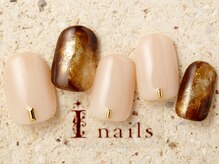 アイネイルズ 町田店(I nails)/大人琥珀ネイル7480円