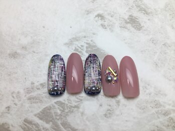 ネイルサロン ウノ 湘南平塚(UNO)/ツイード　2019