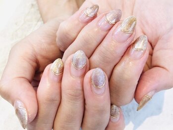 アンジェリーク ネイル(Angeleek NAIL)の写真/お仕事柄派手なネイルが出来ない方やシンプルだけど他と差をつけたい方にも、魅力的な指先をお届けします♪